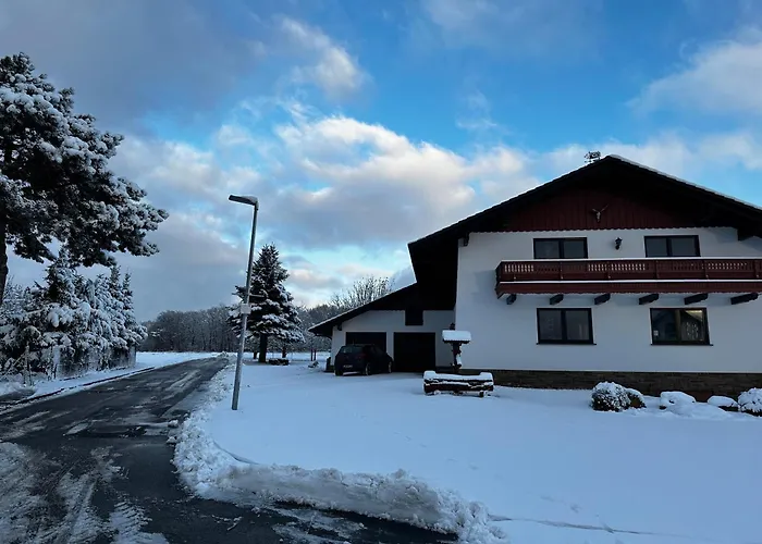 Idyllisches “werra Ausblick” Am Meißner Villa *